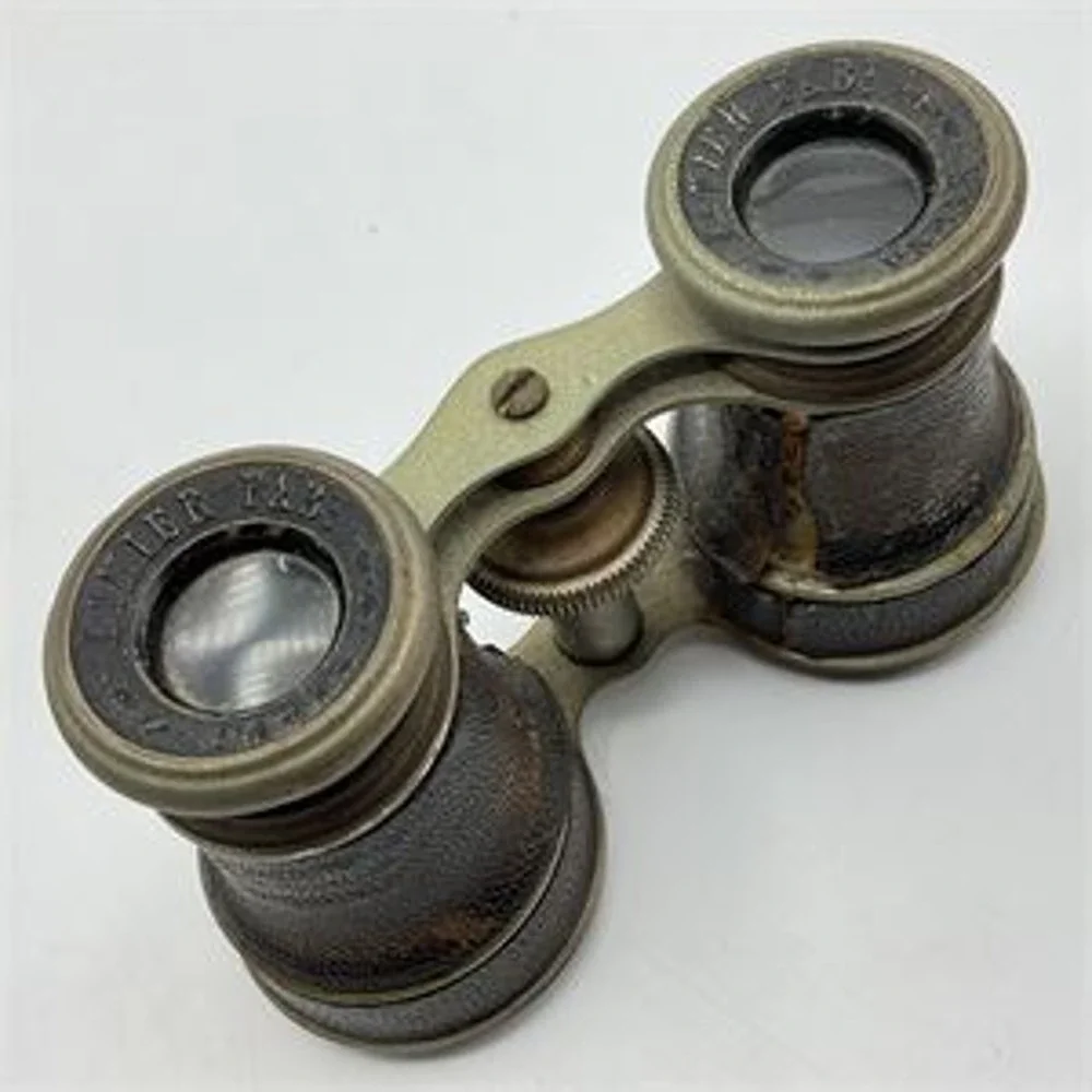 2 Binolux 7x35, Selsi 16x50 Binoculars & Lamier Fab Paris Opera Glasses | Cases